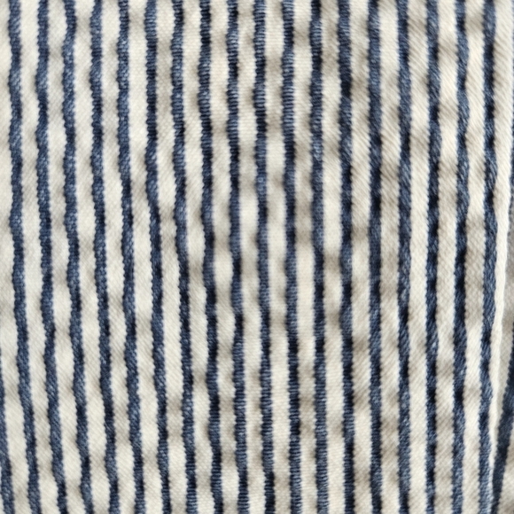 Of the Cloth Made in Italy Womens Gray White Structured Blazer No Size Tag - Picture 8 of 16